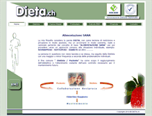 Tablet Screenshot of dieta.ch